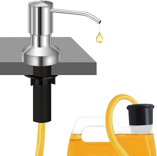 Sink Soap Dispenser for Kitchen Sink, Countertop Built in Sink Soap Dispenser by izolor