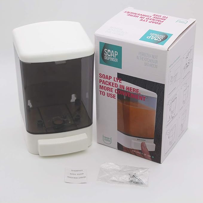 Evhome Manual Soap Dispenser Kitchen Bathroom Wall Mounted Commercial Soap - Image 7