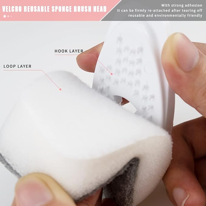 Dish Cleaning Brush, Soap Dispensing Dish Brush Set - Image 5