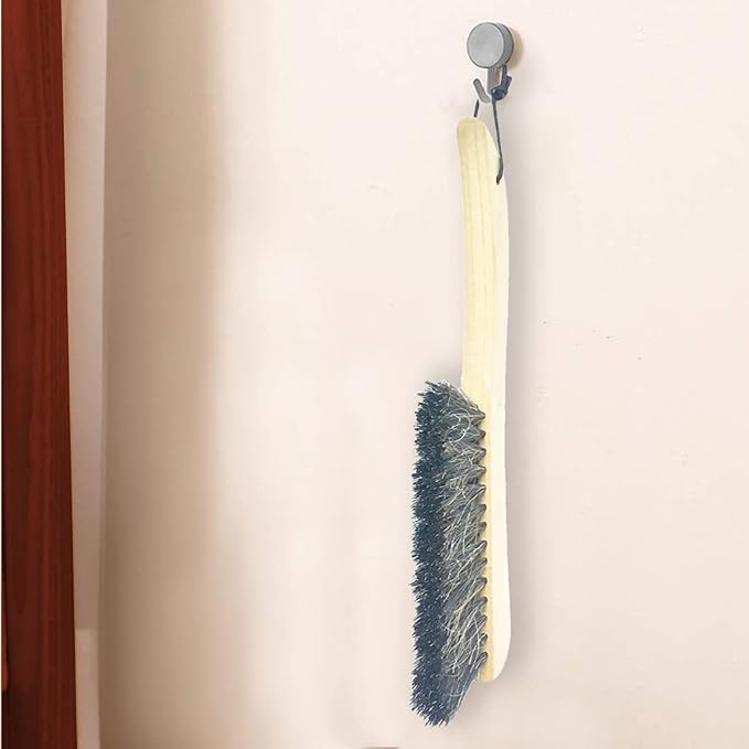Counter Brush for Furniture Patio Woodworking Drafting Cleaning, Wooden Handle - Image 7