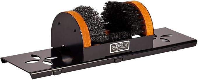 Shoe Scraper with Portable Base by Scrusher