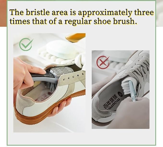 Shoe Cleaner Brush -Sneaker Shoe Cleaner Brush-Soft Bristle Cleaning Shoes - Image 3