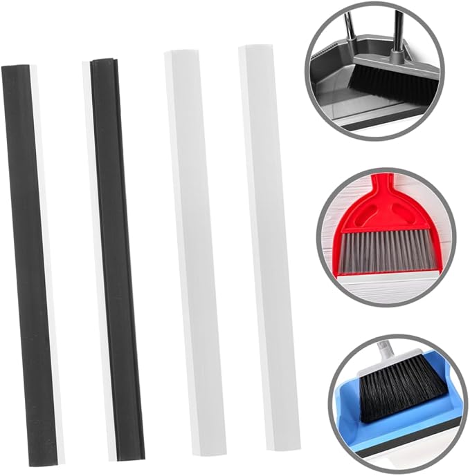 ERINGOGO 4pcs Dustpan Edge Strip Rubber Lip Accessory Replacement Parts - Image 9