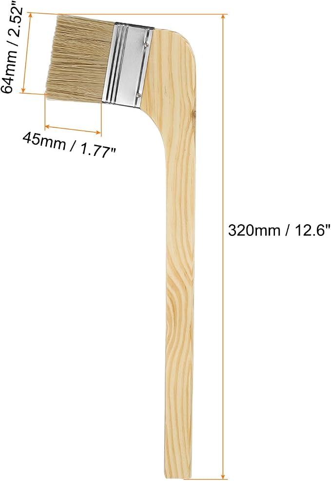 HARFINGTON Paint Brush 3Pcs 2.5" Brush Width Reusable Variety Angled Bend - Image 2