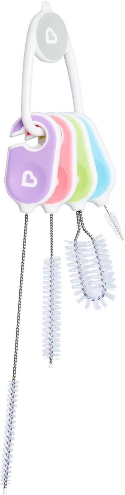 Munchkin® Details™ Bottle and Cup Cleaning Brush 4 Piece Set by Munchkin