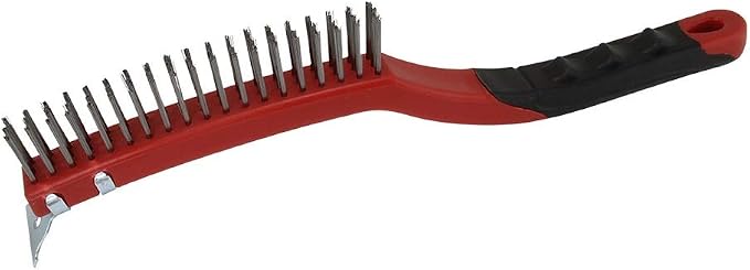 Warner 14" 3x13 Row, Stainless Steel Wire Brush by WarnerManufacturingCo