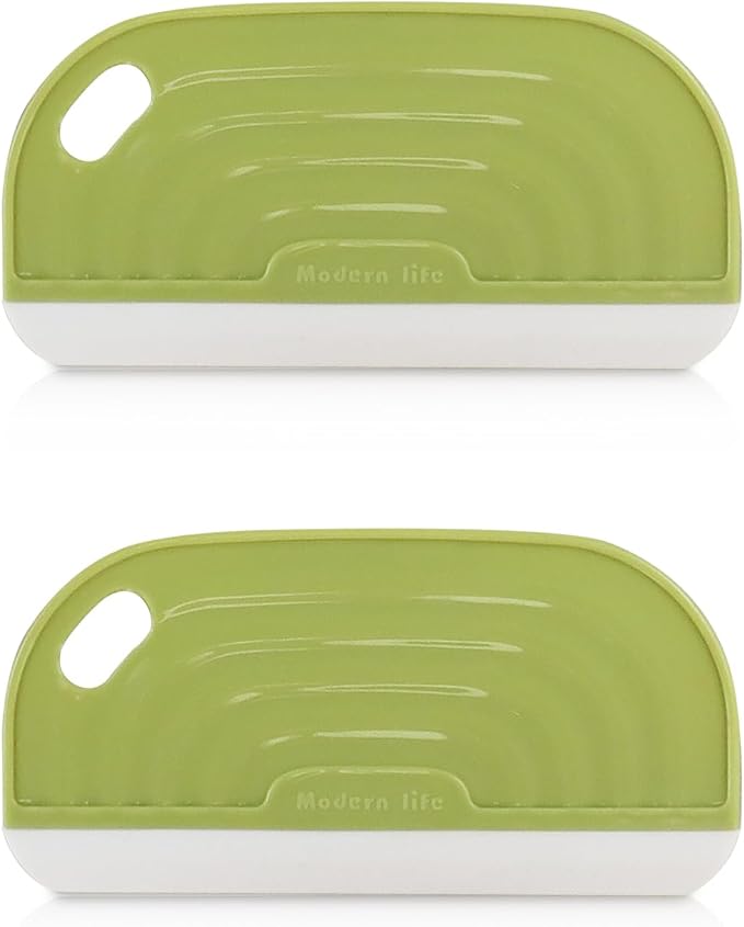 2 PCS Small Handhold Squeegee for Household, Mini Size Silicon Cleaning Scraper by LuckyOpt