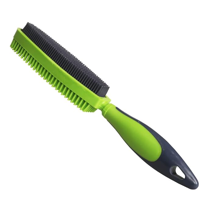 Rubber Pet Hair Removal Brush for Couch Clothes Dog Cat Pet Hair Carpet by throw