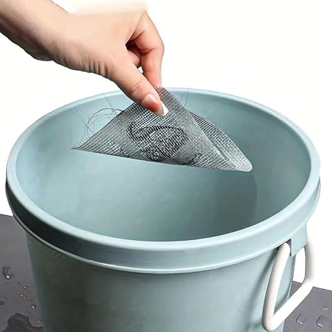 20 Pcs Disposable Shower Drain Hair Catcher Mesh Stickers, Bathroom Drain Trap - Image 6