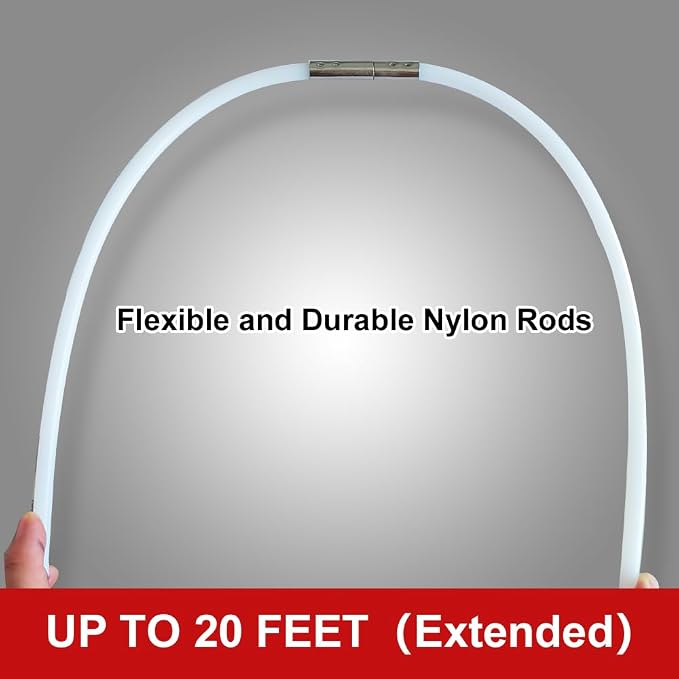 Particle Furnace Cleaning Brush, Chimney Brush, Dryer Vent Cleaner Kit - Image 7
