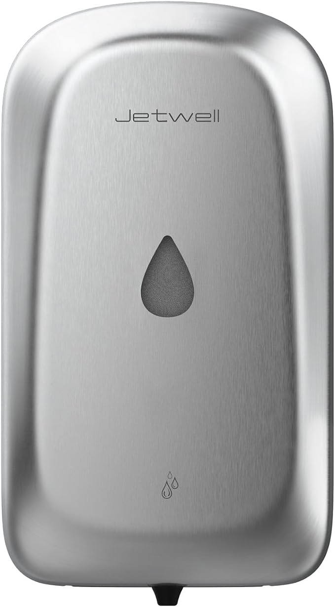 JETWELL Automatic Touch-Less Wall Mount Hand Soap Dispenser Liquid Drop Battery by JETWELL