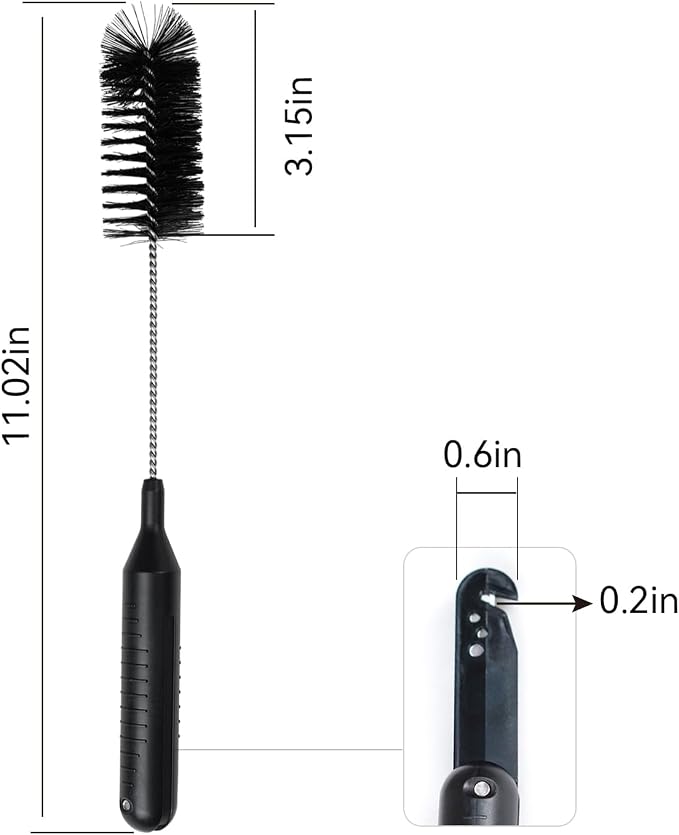 Intercleaner 2 PCS Vacuum Cleaner Cleaning Brush, 11.02 Inch 2 in 1 Cleaning - Image 2