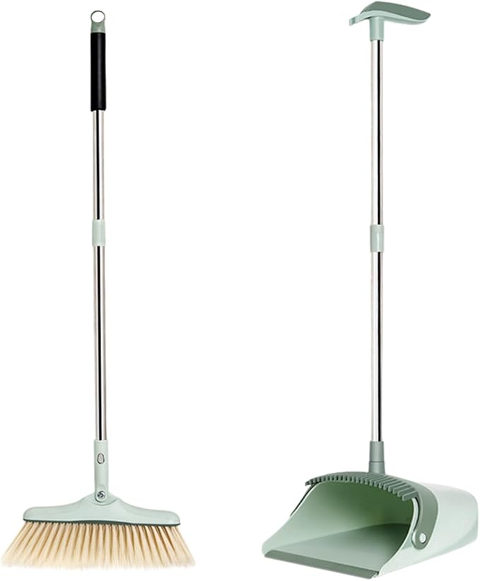 31.5in Broom and Dustpan Set Hand Broom by Lovskoo
