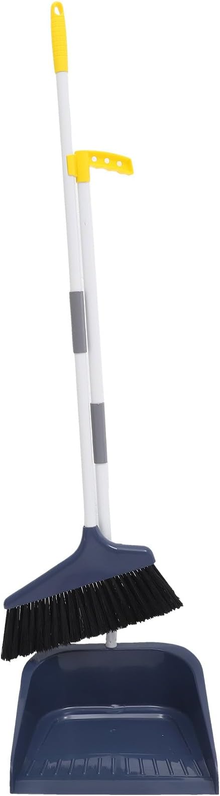 Stand Up Dustpan and Broom Set by ULTECHNOVO