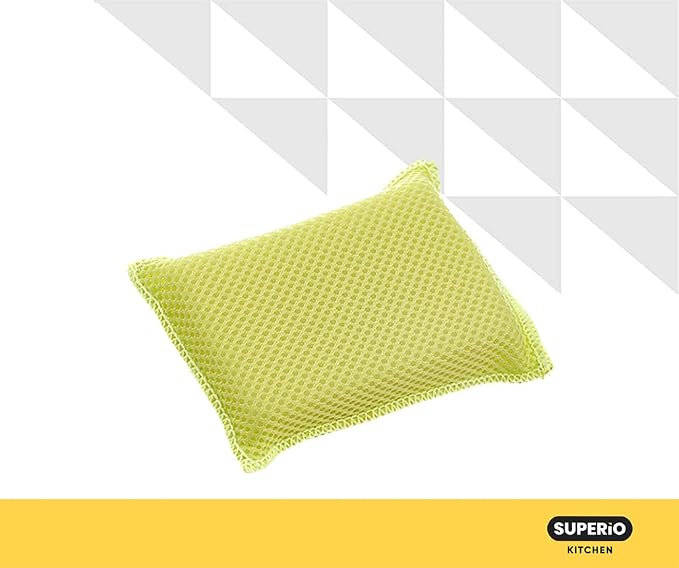 Microfiber Sponges for Dishes Kitchen Sponges Non-Scratch Sponge Dish Scrubber - Image 2