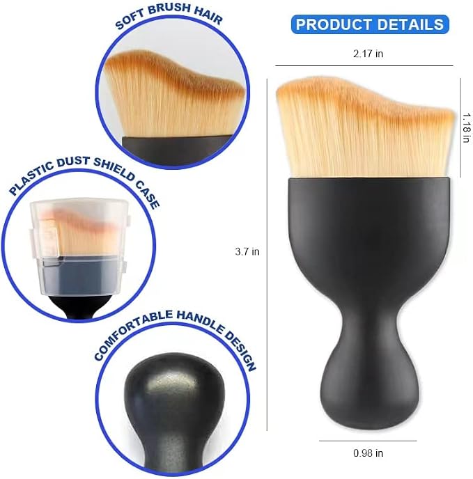 Car Interior Detailing Brush, Auto Interior Soft Hair Removal Brush, Car Brush - Image 4
