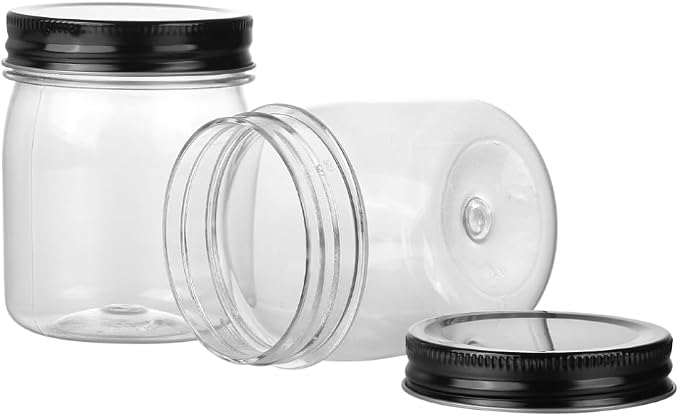 Plastic Mason Jars Reusable Storage Containers - Image 3