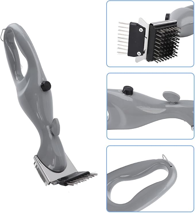 Barbecue Grill Steam Brush, Heavy Duty BBQ Cleaner - Image 7