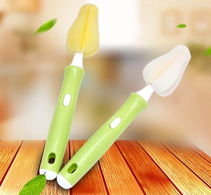 HLLMX 1PCS Baby Bottle Brush The Baby Nipple Brush Cleaning Brush to Replace - Image 5