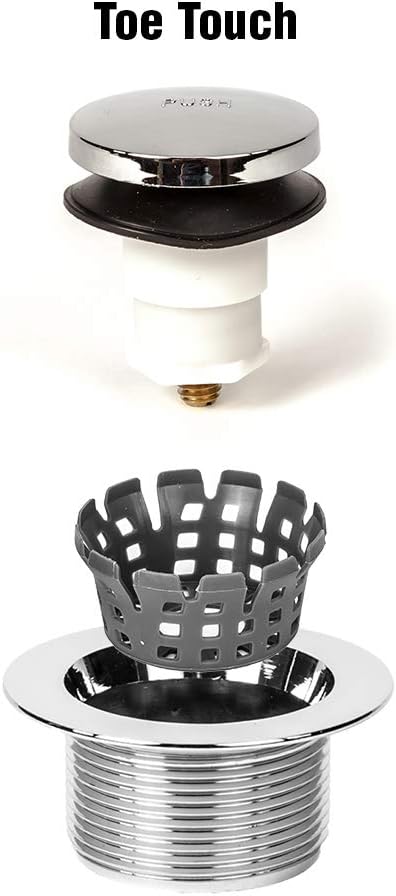 PF0936-PB Toe Touch Bath Tub/Bathtub Drain Stopper Includes 3/8" and 5/16" - Image 6