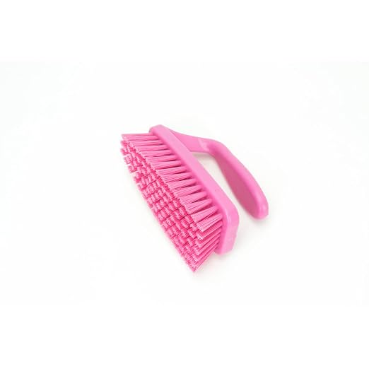 SPARTA Scrub Brush with Iron Shaped Handle and Stiff Bristles, Heavy Duty by SPARTA