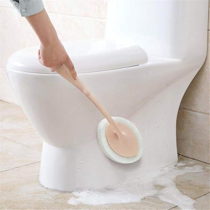 Bathtub Cleaning Brush Handheld Toilet Sponge Brushes Floor Ceramic Tile by ZKG