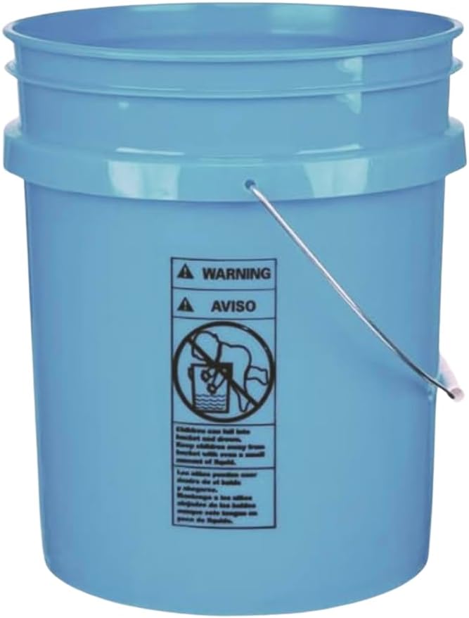 House Naturals 5 Gallon Premium HPDE Plastic Bucket Without The lid - Image 4