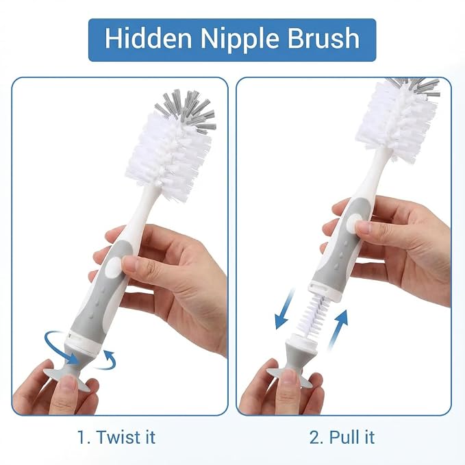 4-in-1 Baby Bottle Brush Set - Image 3