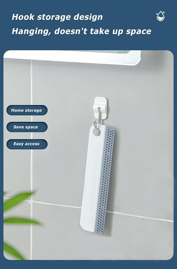All-Purpose Mini Soft Rubber Window Squeegee Window Scrubber Scraper Glass - Image 4
