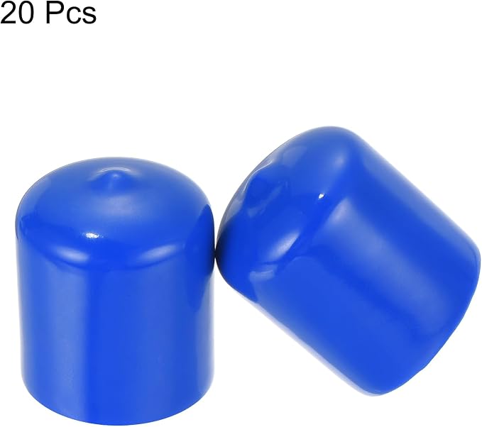uxcell 20pcs Rubber End Caps 23mm ID Vinyl Round Tube Bolt Cap Cover Screw - Image 2