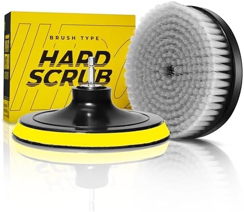 VViViD Drill Backing Plate + Power Scrub Brush Attachment, 4” inch / 100mm by VVIVIDVINYLS