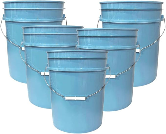 House Naturals 5 Gallon Premium HPDE Plastic Bucket Without The lid by House+Naturals