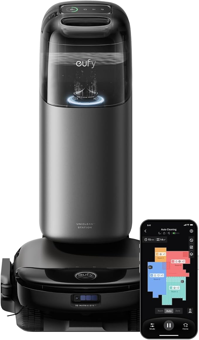 eufy Robot Vacuum Omni S1 Pro, HydroJet System by eufy