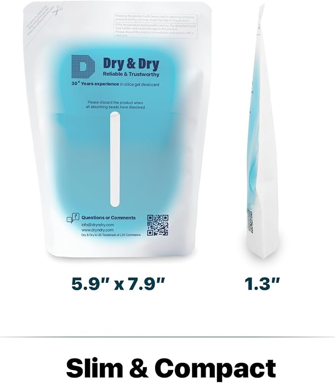 Dry & Dry 20 Packs Hybrid Moisture Absorbers & Musty Odor Eliminator - Image 6