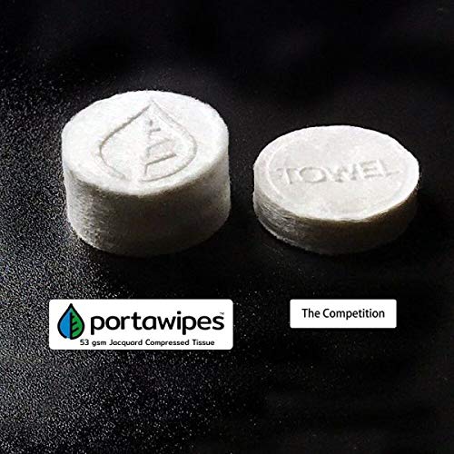 Coin Tissues | 100 Pack with 2 Carrying Cases | Toilet Paper Tablets | - Image 5