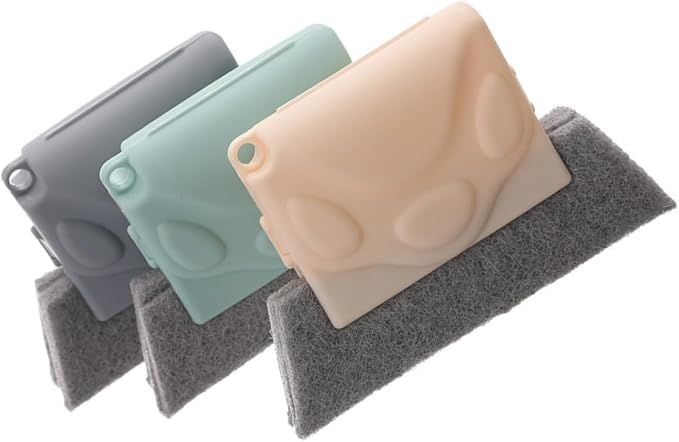 VILLCASE Groove Cleaning Brush Set 3pcs Household Window Track Cleaner Tool by VILLCASE