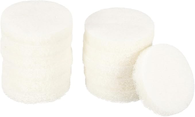 HARFINGTON 12pcs Scrubber Scouring Pads 450 Grits 2 Inch Drill Power Brush Hoop by HARFINGTON