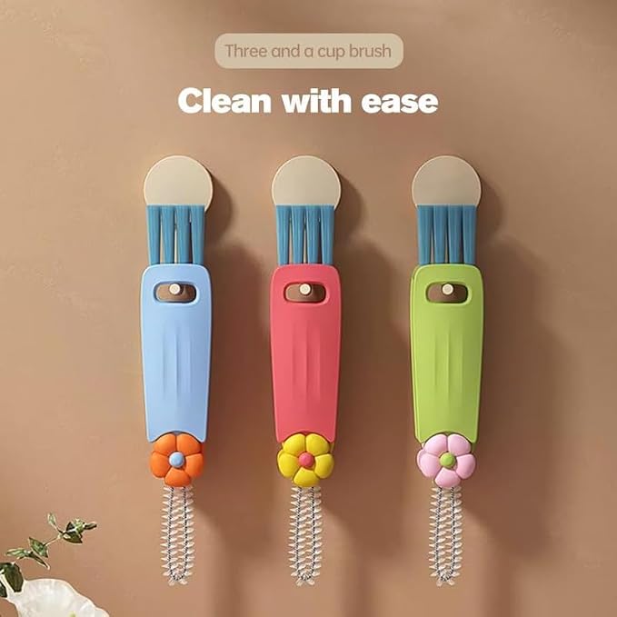 3 in 1 Cup Lid Gap Cleaning Brush, Cup Lid Gap Cleaner, Home Kitchen Crevice - Image 3