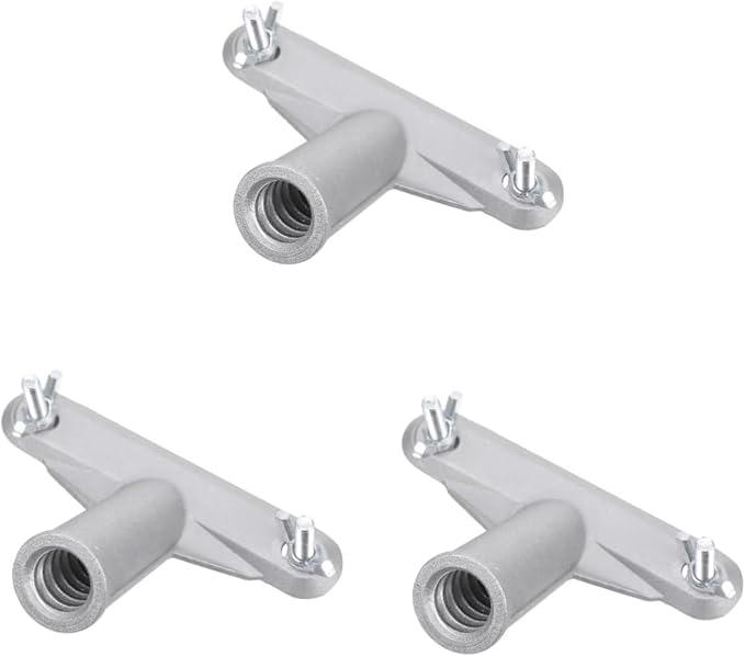 Broom Handle Bracket, 5mm Thickness Deck Brush Accessories, Aluminum One-Piece by LeapMars