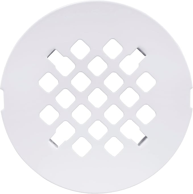 Artiwell 4-1/4” OD Snap-in Shower Drain Cover, Round Shower Drain Strainer Grid by Artiwell
