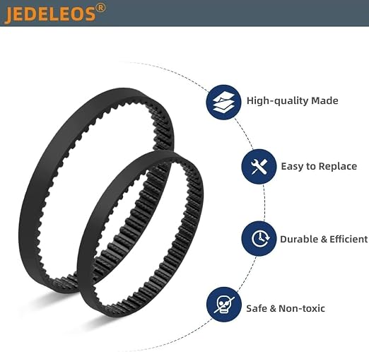 Replacement Belt Set for Bissell ProHeat 2X Revolution Pet Pro Carpet Cleaner - Image 2