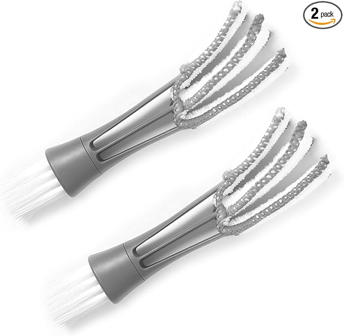 2 PCS Mini Duster for Car Air Vent, Double Ended Automotive Air Vent Microfiber by Unknown