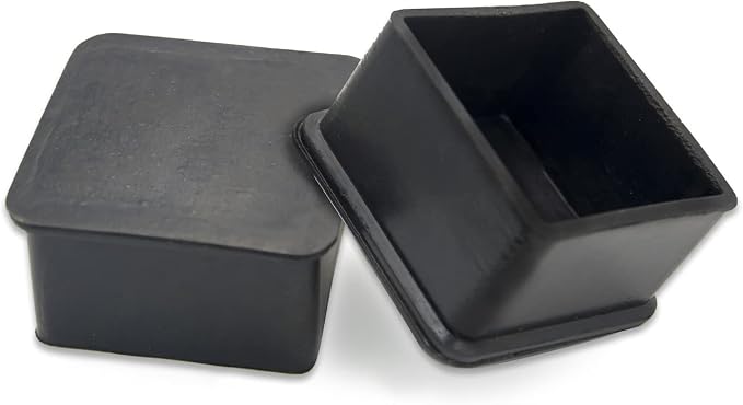 Flyshop Heavy Duty Non-Slip Rubber Leg Tips Floor Protectors Square Chair Leg - Image 6