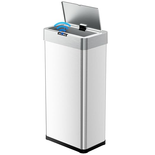 TLSUNNY 16 Gallon Motion Sensor Trash Can, Touchless Automatic Garbage Can by TLSUNNY
