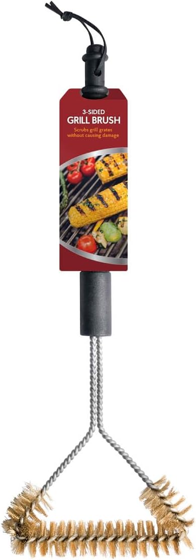HIC Kitchen Roasting 3-Sided Grill Cleaning Brush by HIC