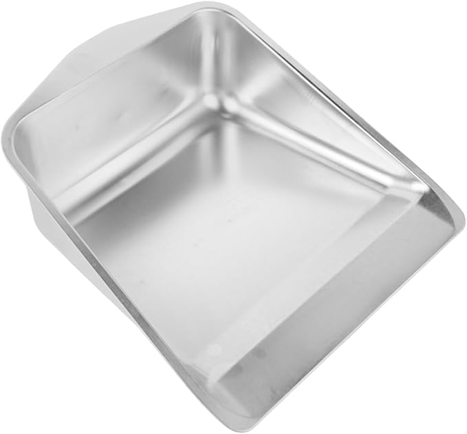 Stainless Steel Handheld Dust Pan Heavy Duty Metal Dustpan Multi Functional by HOODANCOS
