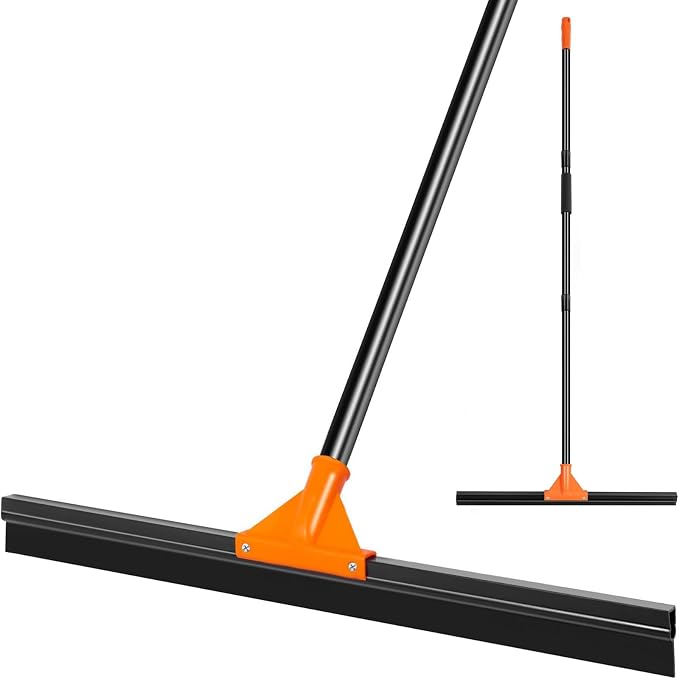 Heavy Duty Floor Squeegee for Concrete Tile Cleaning, Commercial Scrubber Mop by Unknown