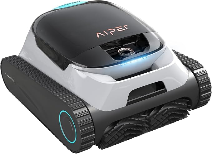 AIPER Scuba N1 Cordless Robotic Pool Cleaner, Wall & Waterline & Floor Cleaning by Amazon+Renewed