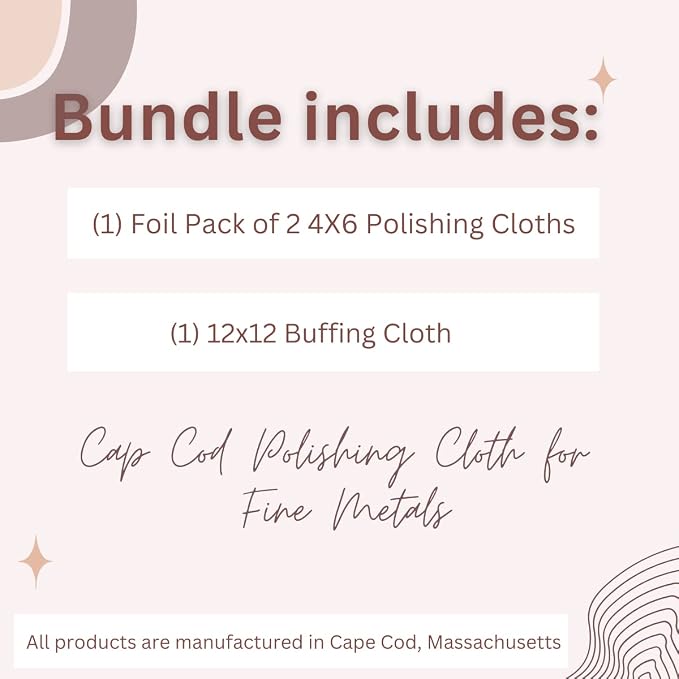 Cape Cod Polishing Cloth + Buffing Cloth Bundle - Image 2