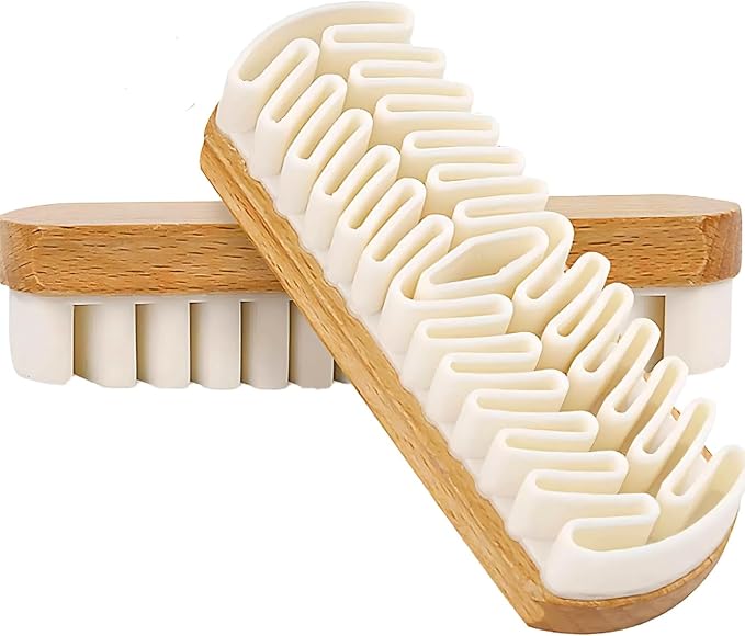 2Pcs Suede Shoe Brush and Eraser, Rubber Shoe Brush, Suede Brushes by Unknown